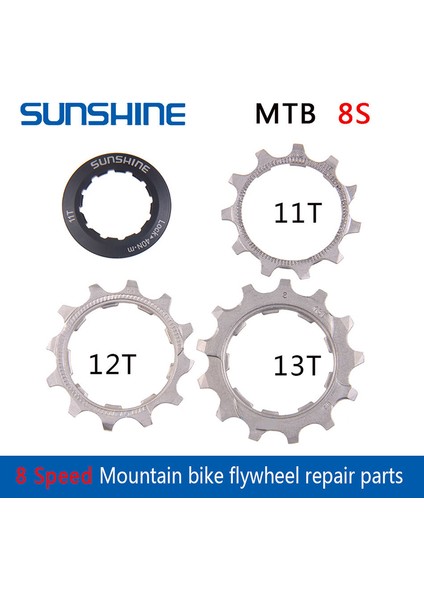 Mtb 10'lar 11T Stili Sonnenscheın 1 Adet Bisiklet Kaset Dişli Mtb Bisiklet Hız 13 T Fren Parçaları ile Uyumlu Sh (Yurt Dışından)