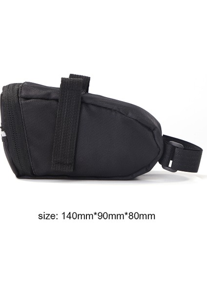 A-Siyah Tarzı Dayanıklı Bisiklet Çantaları Çok Fonksiyonlu Bisiklet Sele Çantası Yağmur Geçirmez Mtb Koltuk Boru Arka Depo Pouch Bisiklet Ekipmanları Bisiklet Pouch (Yurt Dışından)