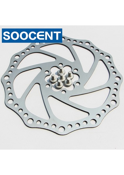 160MM Tarzı Paslanmaz Çelik Disk Fren Rotor Diski Hidrolik Dağ Bisikleti Altı Delikli Mtb Bisiklet Disk Fren Parçaları (Yurt Dışından)