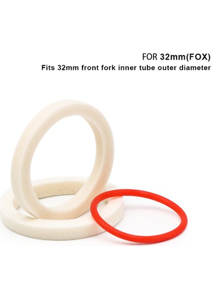 Fox Tarzı Için 32MM Fox Rockshox Fork Mtb Dağ Bisikleti Aksesuarları Için 2 Adet Bisiklet Ön Çatal Sünger Halka Yağ Köpük Emici Mühür (Yurt Dışından)