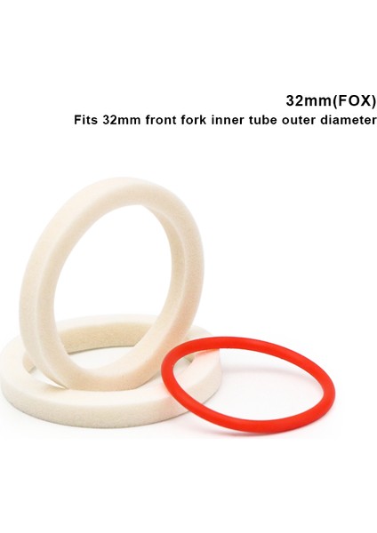 Fox Tarzı Için 32MM Fox Rockshox Fork Mtb Dağ Bisikleti Aksesuarları Için 2 Adet Bisiklet Ön Çatal Sünger Halka Yağ Köpük Emici Mühür (Yurt Dışından)