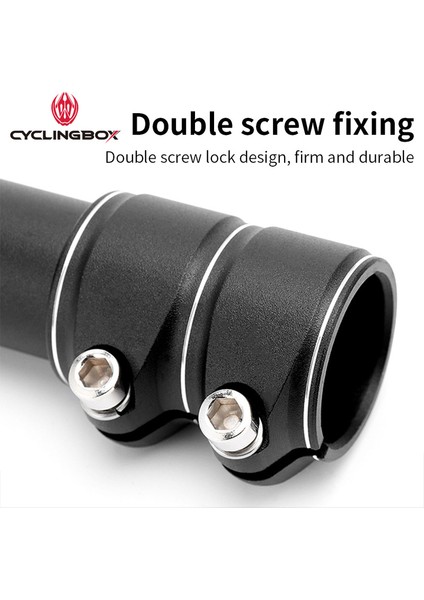 124MM Siyah Stil Bisiklet Gidon Uzatıcı Bisiklet Sapı Artırılmış Mtb Bisiklet Çatal Sapı Yükseltme Adaptörü Bisiklet Parçaları Aksesuarları (Yurt Dışından)