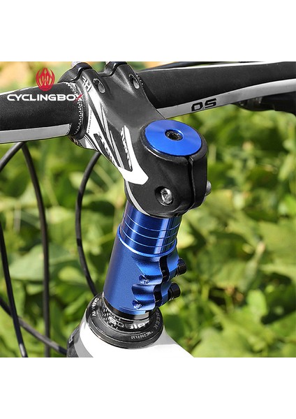124MM Siyah Stil Bisiklet Gidon Uzatıcı Bisiklet Sapı Artırılmış Mtb Bisiklet Çatal Sapı Yükseltme Adaptörü Bisiklet Parçaları Aksesuarları (Yurt Dışından)
