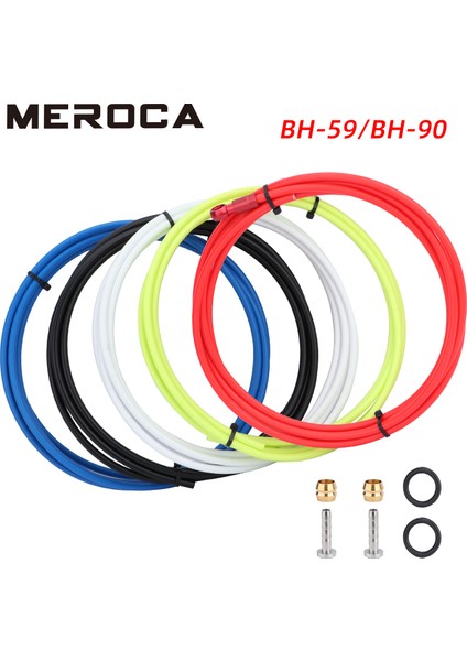 Mavi 1mete Stili Meroca Bisiklet Yağ Fren Kablosu BH59 BH90 Dağ Bisikleti Hidrolik Hortum Uyumlu Metre Hattı Bisiklet Aksesuarları Evrensel Bakır+Pvc (Yurt Dışından) fiyatları