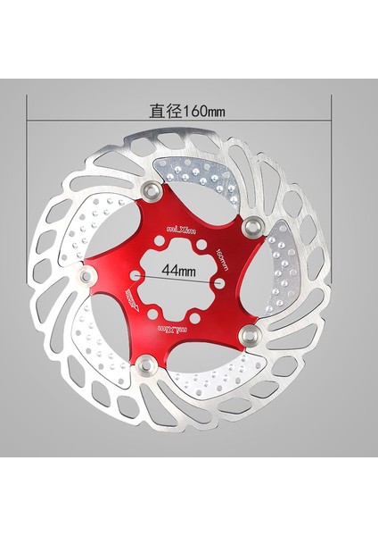 Mavi 180MM Tarzı Dh Mtb Dağ Bisikleti Soğutma Fren Rotorları Aşağı Yokuş Yüzen Bisiklet Fren Altı Çivi Diski (Yurt Dışından)