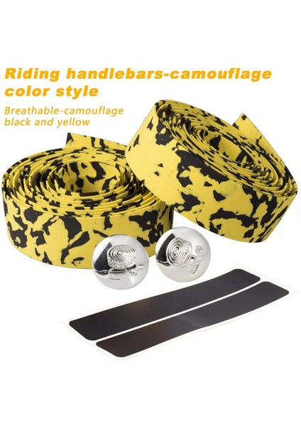 No.2 Tarzı Şok Emici Bisiklet Direksiyon Bandı Nefes Alabilen Yönlendirme Tekerlek Kılıfı Dayanıklı Tutma Kayışı Bisiklet Aksesuarları Kaymaz (Yurt Dışından) fiyatları