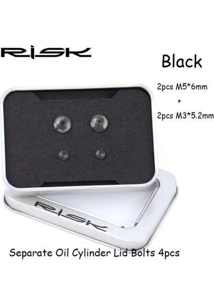 Siyah-4 Adet Tarzı Risk Titanyum Bisiklet Civataları Bisiklet Kapağı Cıvataları Titanyum Cıvatalar Bisiklet Fren Kolu Disk Sabit Civata Bisiklet Hidrolik Parçaları (Yurt Dışından)