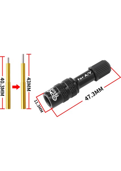 1 Adet Siyah Adaptör Tarzı Muqzı Bisiklet Çatalı Schrader Valf Adaptörü Alüminyum Alaşım Mtb Dağ Bisikleti Hava Çatalı Şişirme Dönüştürücü Kaymaz Dokulu (Yurt Dışından)