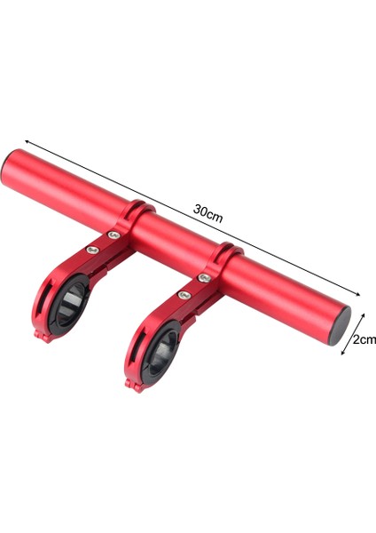 Kırmızı 30CM Tarzı Bisiklet Direksiyon Alüminyum Karbon Fiber Uzatma Aparatı Bisiklet Farı Montaj Çubuğu Bilgisayar Tutucu Mtb Yol Bisiklet Desteği (Yurt Dışından)