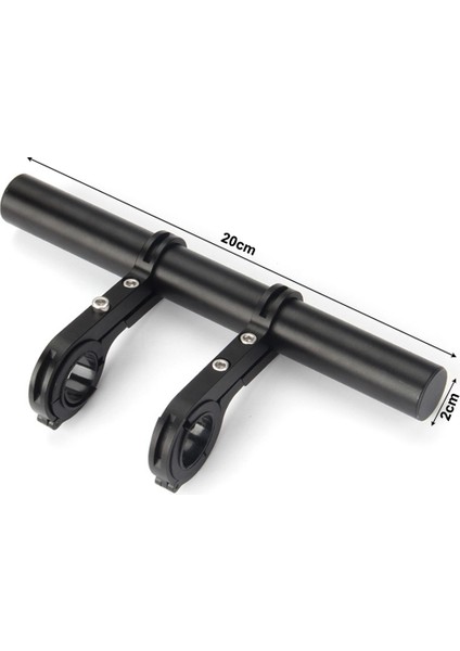 Siyah 20CM Stili Elektrikli Scooter Direksiyon Uzatıcı Genişletici Boynuz Işık Montaj Tutucu Direksiyon Yükseltici Adaptör Onarım M365 Aksesuarı (Yurt Dışından)