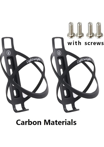 2pcs Karbon Siyah Tarzı 2 Adet Ultra Hafif 18G Karbon Şişe Tutucu Mtb Yol Bisikleti Evrensel Ultralight Porta Botella Bisiklet Plastik Su Şişesi Kafesi (Yurt Dışından)