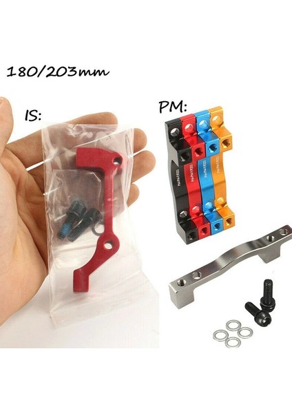Altın R203MM Tarzı Pmıs Mtb Bisiklet Disk Fren Rotorları Ön Arka mm Ispm Kaliper Adaptörü Alüminyum Alaşımlı Post Mount Bisiklet Aksesuar Adaptörü (Yurt Dışından)