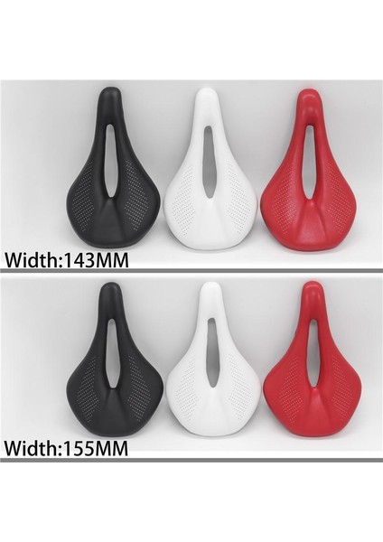 Siyah 143MM Tarzı 2023 Yeni Pu+Karbon Fiber Sele Yol Mtb Dağ Bisikleti Bisiklet Koltuğu Erkekler Için Bisiklet Yastık Yarış Rahatlık Yarışları Siyah Kırmızı Beyaz (Yurt Dışından) modelleri