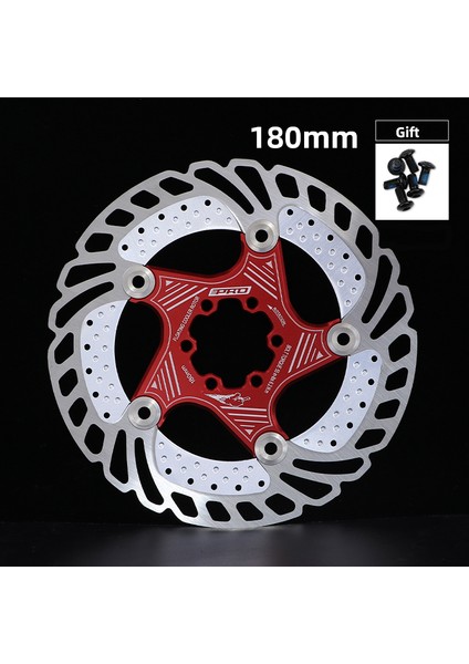 180MM Kırmızı Stil Iııpro Bisiklet Rotor 6 Çivi Soğutma Yüzen Yol Dağ Bisikleti Disk Fren Rotor Fren Diski Soğutma Diski (Yurt Dışından)