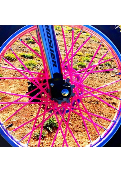 No.8 Tarzı Motosiklet Jant Konuşlu Koruyucu Kılıf Kaplama Boru Motokros Bisiklet Bisiklet Cool Aksesuarlar (Yurt Dışından) modelleri