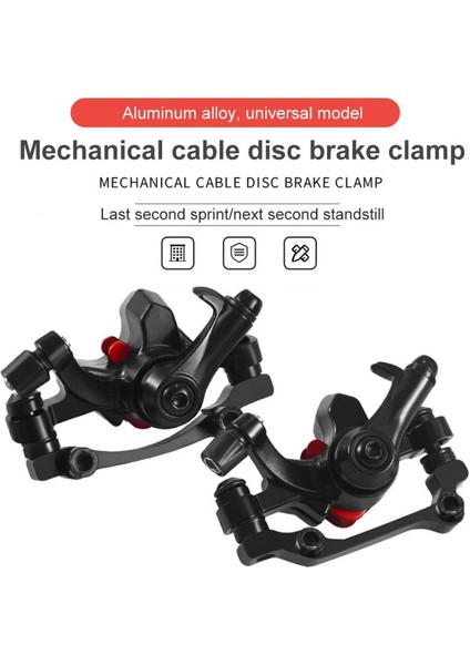 1 Takım Tarzı Dağ Bisikleti Ön Arka Disk Fren Mtb Yol Bisikleti Pedal Fren F160R140 Mekanik Kaliper Açık Hava Bisikleti Alüminyum Alaşımlı Fren Kaliperi (Yurt Dışından)