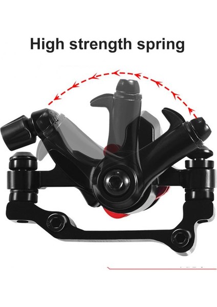 1 Takım Tarzı Dağ Bisikleti Ön Arka Disk Fren Mtb Yol Bisikleti Pedal Fren F160R140 Mekanik Kaliper Açık Hava Bisikleti Alüminyum Alaşımlı Fren Kaliperi (Yurt Dışından)