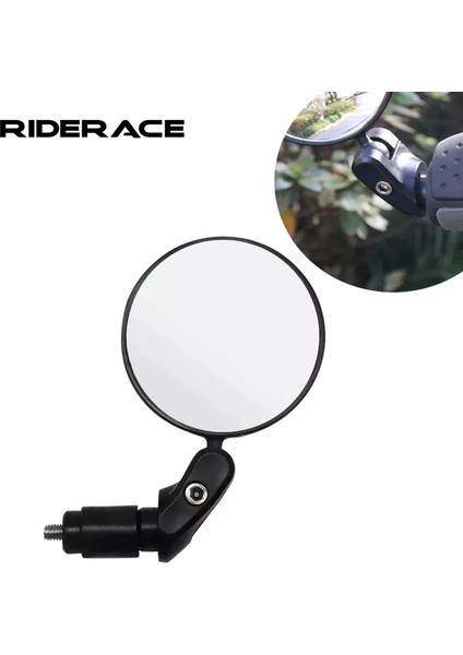 2 Adet Tarzı Bisiklet 360 Derece Ayarlanabilir Ayna Geniş Açılı Direksiyon Ucu Ayna Dağ Bisikleti Mtb Bisiklet Bisiklet Arka Görünüm Aynaları (Yurt Dışından)