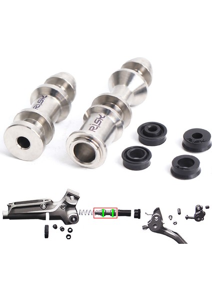 RT123W3PR Tarzı Sram Guide Level Db5 Için Titanyum Çubuklu Mtb Dağ Bisikleti Disk Fren Kolu Hizmet Parçaları (Yurt Dışından)