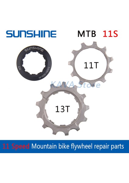 8 Hız 11T Stili Sunsıne Bisiklet Kaset Dişlisi Mtb Yol Bisikleti Hız Uçan Parçalar Dişli 11V Cogs (Yurt Dışından)