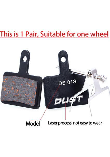 DS-01S Stili 2 Çift 4 Adet Dağ Bisikleti Hidrolik Disk Seramik Metal Fren Balataları B01S Sram Avıd Hayes Magura Zoom Fren Balataları (Yurt Dışından)