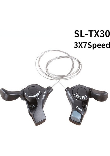 TX30 3x7 Hız Stili Al Turney Sl TX30 Bisiklet Vites Kolu ve Iç Dişli Kablosu Dahil (Yurt Dışından)