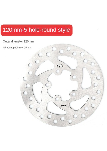 120MM-5 Delik Stili Mtb Dağ Yol Bisikleti Için Bisiklet Parçaları Disk Fren 160 mm Paslanmaz Çelik Rotor Disk (Yurt Dışından)