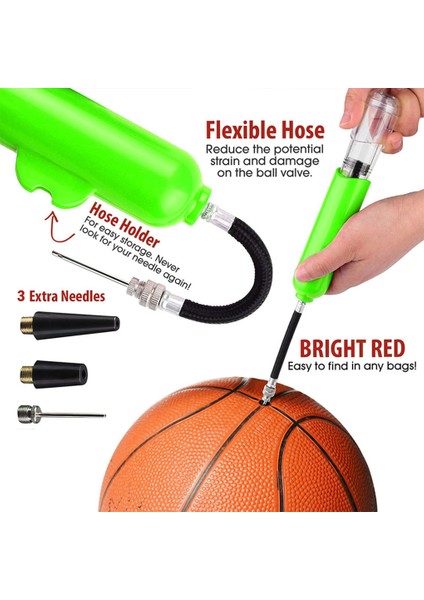 Sarı Stil Taşınabilir Pompa Spor Futbol Basketbol Şişirici Futbol Topu Yoga Topu Sırt Çantası Için Şişirme Aracı El Ile Basınçlı Hava Pompaları (Yurt Dışından) fiyatları