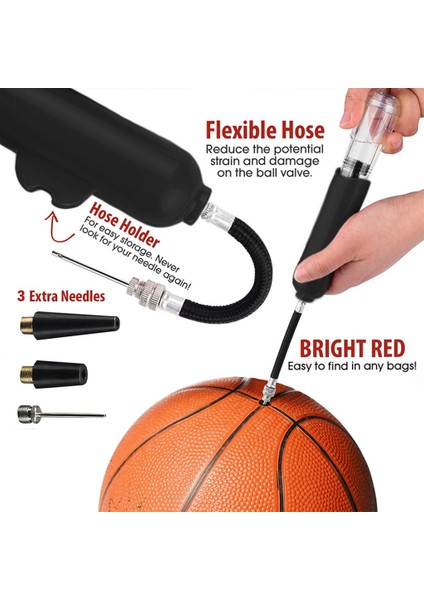 Sarı Stil Taşınabilir Pompa Spor Futbol Basketbol Şişirici Futbol Topu Yoga Topu Sırt Çantası Için Şişirme Aracı El Ile Basınçlı Hava Pompaları (Yurt Dışından) modelleri