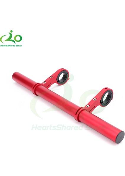 Kırmızı 26CM Tarzı Karbon Tüp Bisiklet Direksiyon Uzatıcı Çift Kelepçe Alaşım Braket Direksiyon Uzatma Bisiklet Işık Gps Bilgisayar Çerçeve Işık Klipsi (Yurt Dışından)