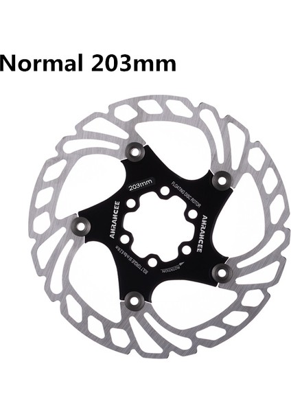 Normal 203 mm Siyah Stil Anrancee Dağ Bisikleti Soğutma Disk Fren Yüzen Pedallar Cıvata Serinletme Bisiklet Rotoru Vs RT99 RT86 (Yurt Dışından)