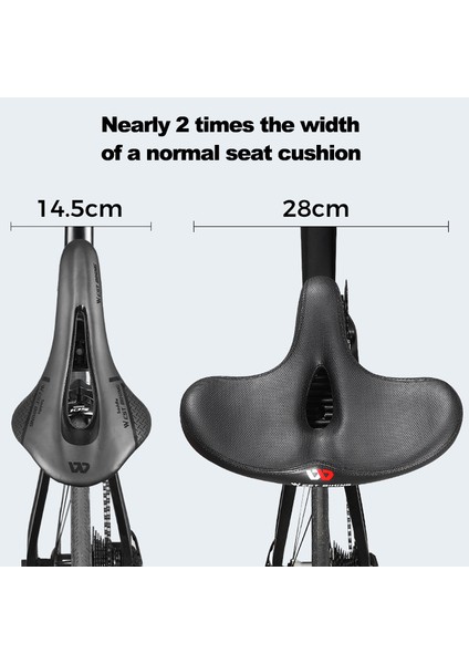 Içi Boş Kahverengi Tarzı Westbıkıng Bisiklet Koltuğu Hafıza Süngeri Ergonomik Geniş Gövdeli Yumuşak Nefes Alan Yol Mtb Koltuk Bisiklet Aksesuarları (Yurt Dışından) indirimleri