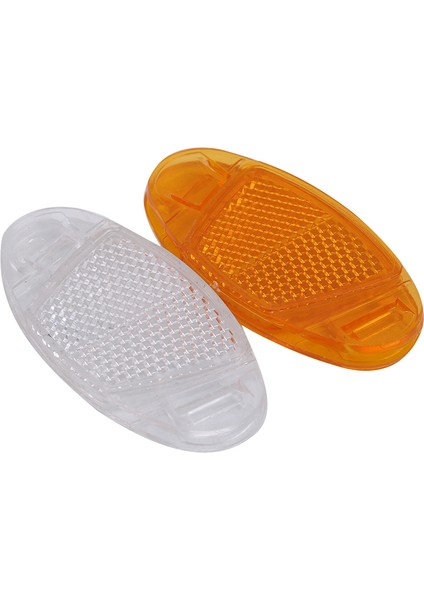 Sarı-10 Adet Tarzı Bisiklet Tekerlek Jant Reflektör Güvenlik Uyarı Işığı Yansıtıcı Montaj Gece Reflektörler Flaş Işıklar Bisiklet Işığı (Yurt Dışından)