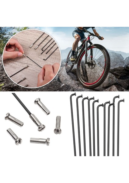 268MM Tarzı Nipel Çelik Bisiklet Jant Sapları Yüksek Mukavemetli Dağ Yol Bisikleti Için Paslanmaz Çelik Bisiklet Jant Sapları (Yurt Dışından) fırsatları