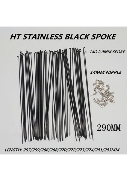 290 Paslanmaz Bk 16PC Tarzı Mtb Gravel Bisikleti Için 14G Paslanmaz Bisiklet Gözü Pirinç Başlıklı (Yurt Dışından)