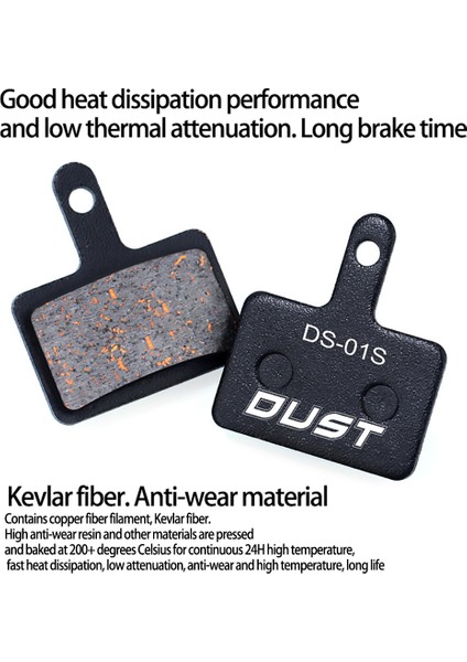 DS-03S Stili 2 Çift 4 Adet Mtb Bisiklet Hidrolik Disk Seramik Fren Pedleri B01S Sram Avıd Hayes Magura Zoom Bisiklet Parçası (Yurt Dışından) indirimleri