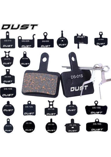 DS-15S Stili Bisiklet Disk Fren Balatası Bisiklet Hidrolik Disk Fren Balataları Yarı-Metalik Bisiklet Fren Balataları Bb5 Bb7 Için (Yurt Dışından)