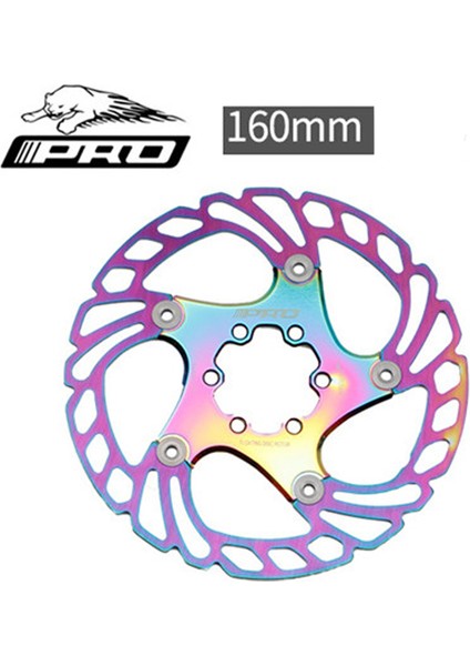 160MM Tarzı Renkli Yüzen Diskli Bisiklet Fren Rotoru Bicicleta Diskmm Altı Çivi Disk Fren Plakası (Yurt Dışından)