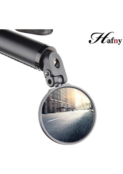 Turuncu Tarzı Hafny Kırılmaz Paslanmaz Çelik Lens Bisiklet Arka Görüş Aynası Geniş Açılı Bisiklet Reflektörü Açı Ayarlı (Yurt Dışından)