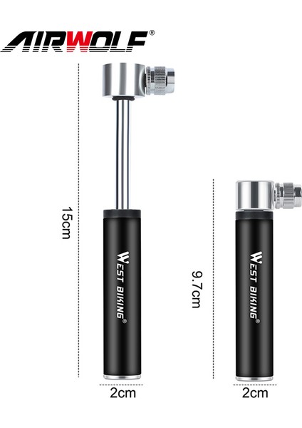 Mavi Stil Hafif Mini Bisiklet Pompası Alüminyum Alaşımlı Mtb Yol Bisikleti Pompası Taşınabilir Bisiklet Tekerlek Lastik Pompası Top Arka Süspansiyon Inflator (Yurt Dışından)