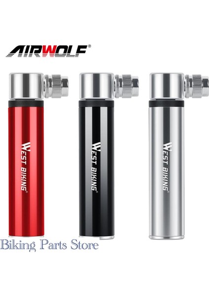 Mavi Stil Hafif Mini Bisiklet Pompası Alüminyum Alaşımlı Mtb Yol Bisikleti Pompası Taşınabilir Bisiklet Tekerlek Lastik Pompası Top Arka Süspansiyon Inflator (Yurt Dışından)