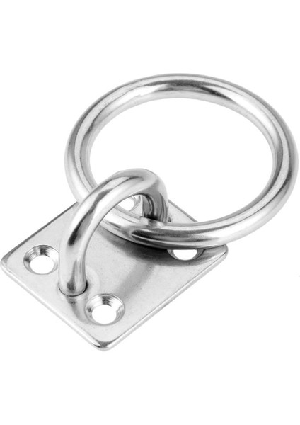 M8 Tarzı Ağır Hizmet Paslanmaz Çelik Kare Göz Plakası Göz Kanca ile Yuvarlak Halka Tekne Deniz Donanımı Için Yelkenli Tekne (Yurt Dışından) fırsatları