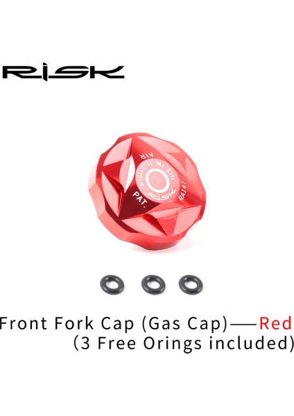 Çatal Kapağı-Kırmızı Tarzı Risk Alüminyum Alaşım Mtb Dağ Bisikleti Ön Çatal Gaz Kapağı Koruyucu Kapağı Hava Nozulu Kapak Hava Çatal Omuzu (Yurt Dışından)