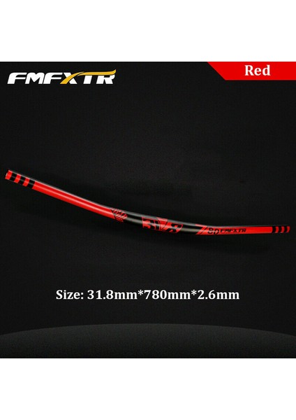Kırmızı -31.8-780 Tarzı Fmfxtr Mtb Bisiklet Direksiyon Alüminyum Alaşım 780* Yarış Bisikleti Yükseltme Direksiyon Dağ Bisikleti Direksiyon Çubukları Bisiklet Aksesuarları (Yurt Dışından)