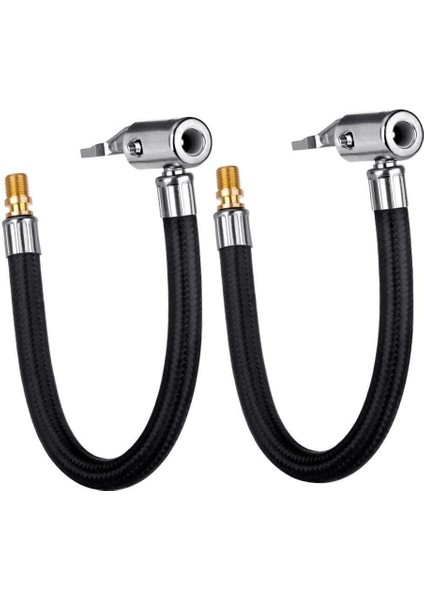 Uzunluk 40CM Tarzı Şişme Pompa Uzatma Araba Pompa Adaptörü Otomatik Kompresör Lastik Montaj Kiti Hava Chuck Inflator Hava Pompası Valf Klipsi Kelepçe Adaptörü (Yurt Dışından)