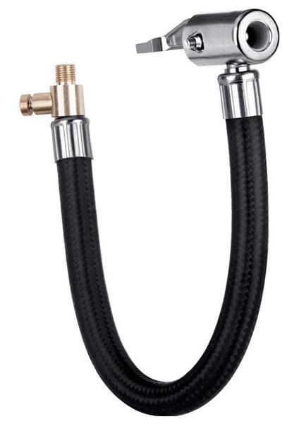 Uzunluk 40CM Tarzı Şişme Pompa Uzatma Araba Pompa Adaptörü Otomatik Kompresör Lastik Montaj Kiti Hava Chuck Inflator Hava Pompası Valf Klipsi Kelepçe Adaptörü (Yurt Dışından)