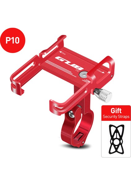 Gub P10 Kırmızı Stil Gub P10 Bisiklet Telefon Tutucu Elektrikli Bisiklet Motosiklet Mtb Yol Bisikleti Direksiyon Telefon Standı (Yurt Dışından)