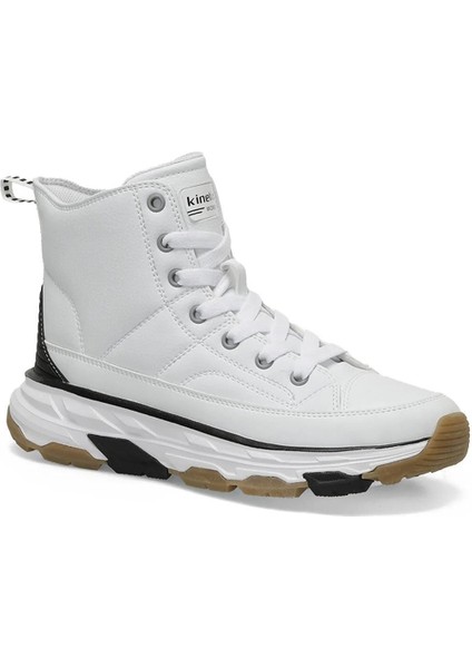101385546 Vıole PU HI Beyaz-Siyah-Camel Kadın Sneaker Aya