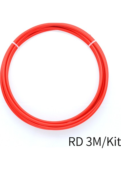 3m Kırmızı Tarzı 3 Metre Dağ Bisikleti Hidrolik Disk Fren Yağı Borusu Hortum 5mm Bisiklet Fren Kablosu Hortumu 2.0x5.0mm (Yurt Dışından)