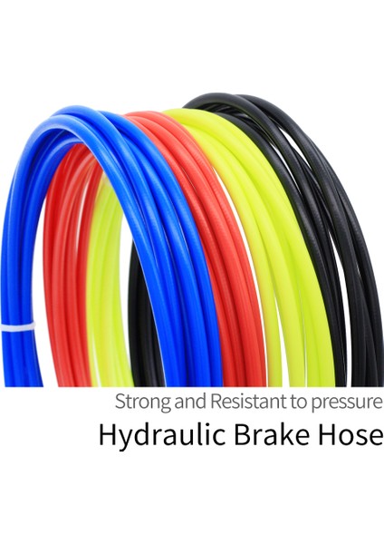 3m Kırmızı Tarzı 3 Metre Dağ Bisikleti Hidrolik Disk Fren Yağı Borusu Hortum 5mm Bisiklet Fren Kablosu Hortumu 2.0x5.0mm (Yurt Dışından) fiyatları